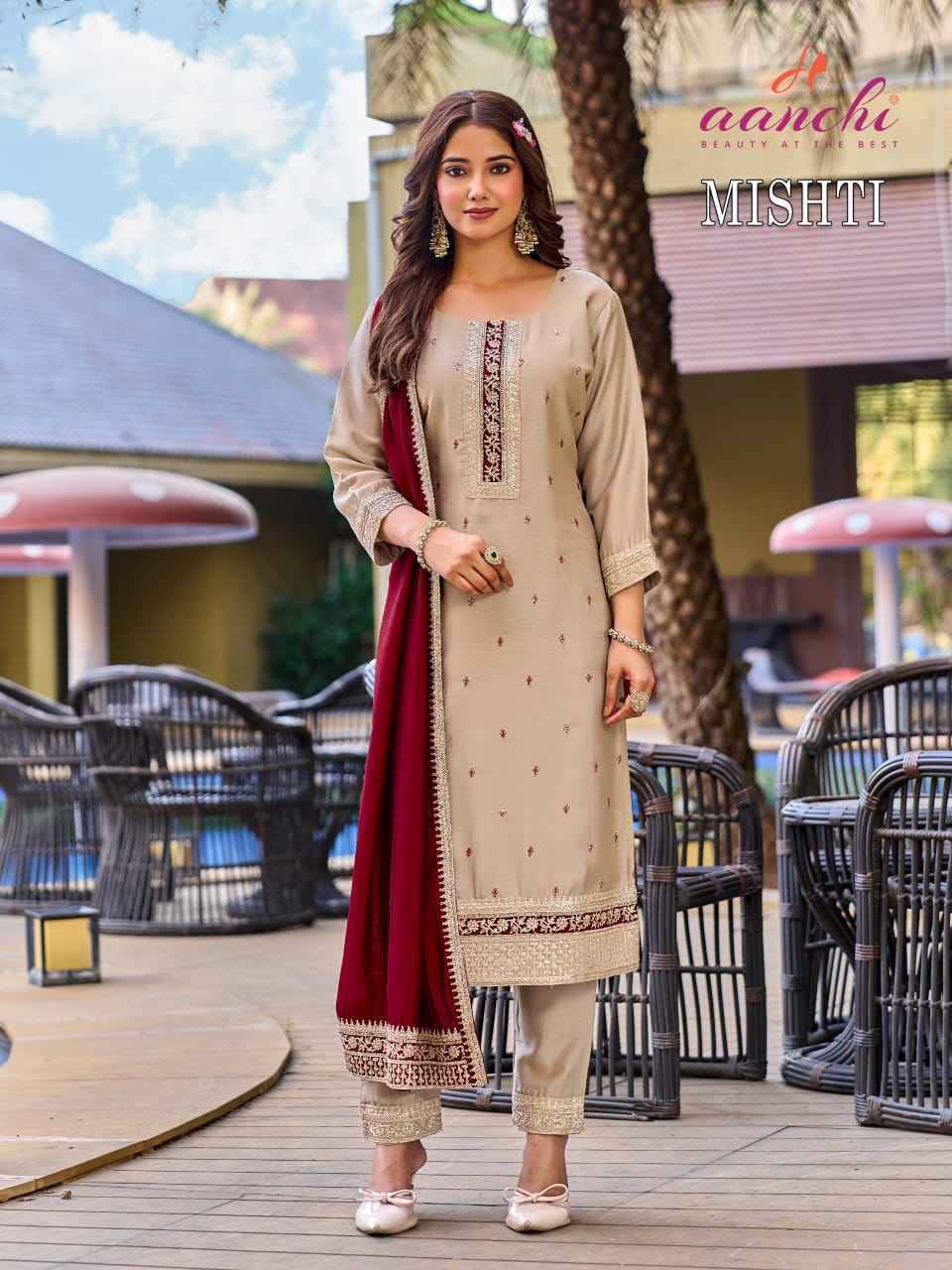MISHTI By AANCHI 01 To 04 Series Stylish Fancy Colorful party weat dresses At Wholesale Price